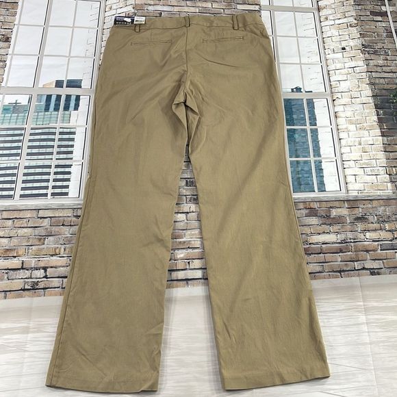 NWT Women’s George Khaki Rayon 2 Pocket Super Stretchy Classic Pants (14) GH18 - Picture 2 of 9